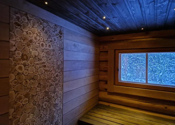 Seaside Log-house 'merehobeda' With Sauna And Hot Tub