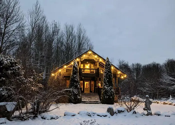 Seaside Log-house 'merehobeda' With Sauna And Hot Tub Дом отдыха