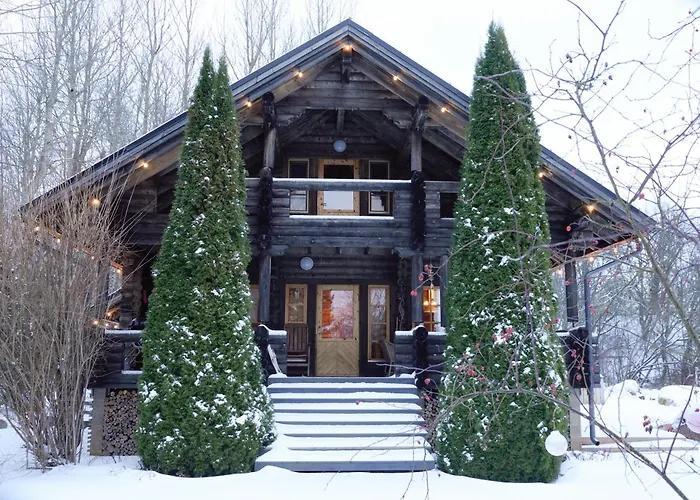 Seaside Log-house 'merehobeda' With Sauna And Hot Tub * Лохусалу