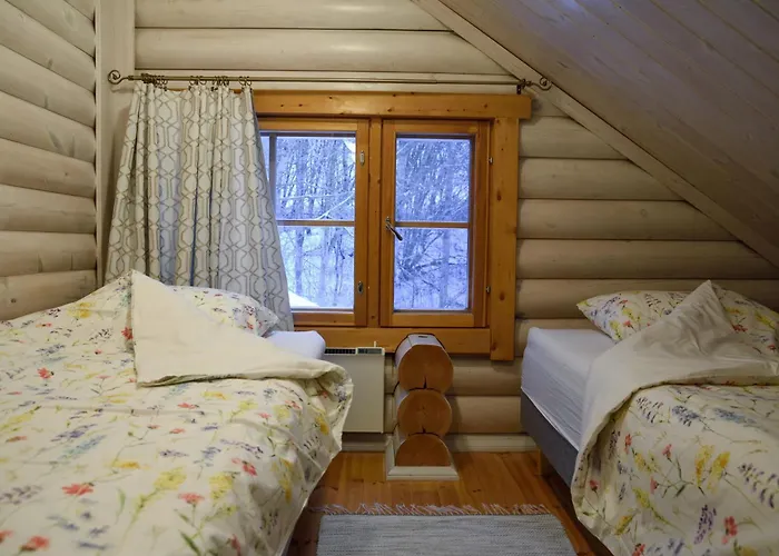 Seaside Log-house 'merehobeda' With Sauna And Hot Tub Дом отдыха *