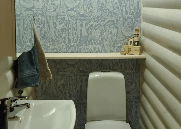 Дом отдыха Seaside Log-house 'merehobeda' With Sauna And Hot Tub Лохусалу