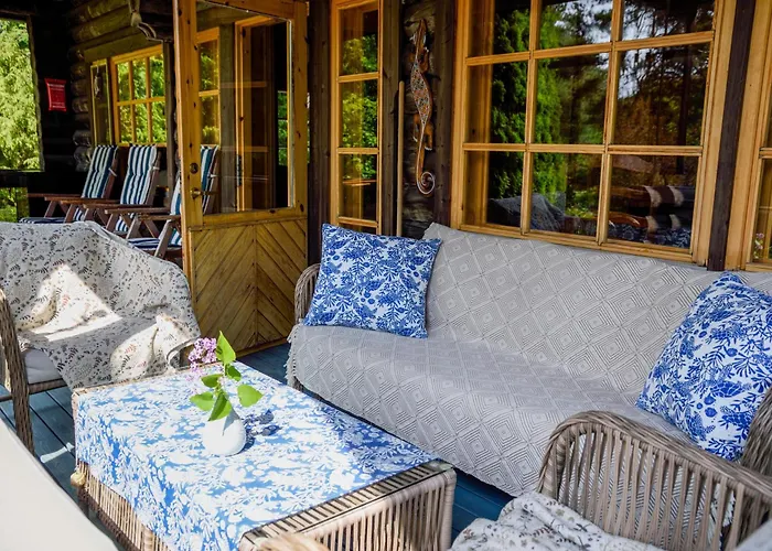 Seaside Log-house 'merehobeda' With Sauna And Hot Tub *